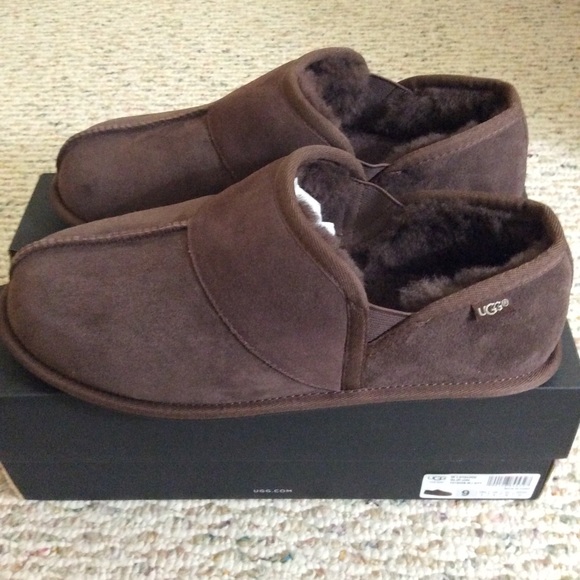 ? Authentic men’s UGG brown slippers- size 9 main image 5